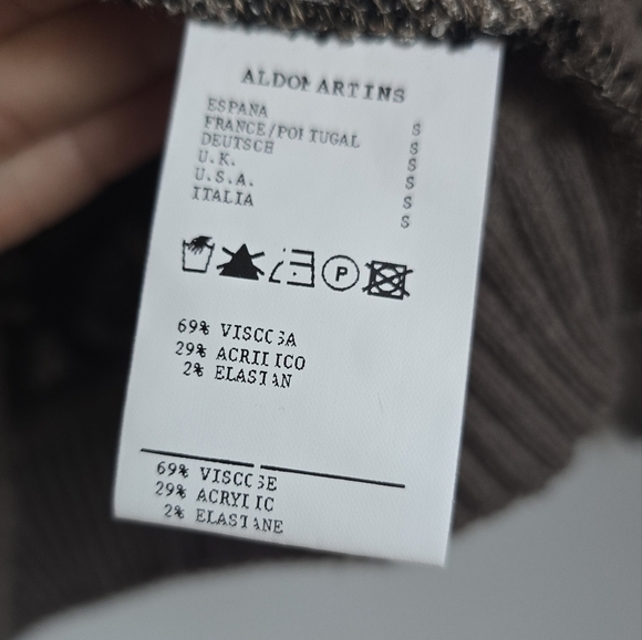 Anthropologie, New, Aldomartins Safa Leopard Neutral Sweater, Size Small - Picture 11 of 12